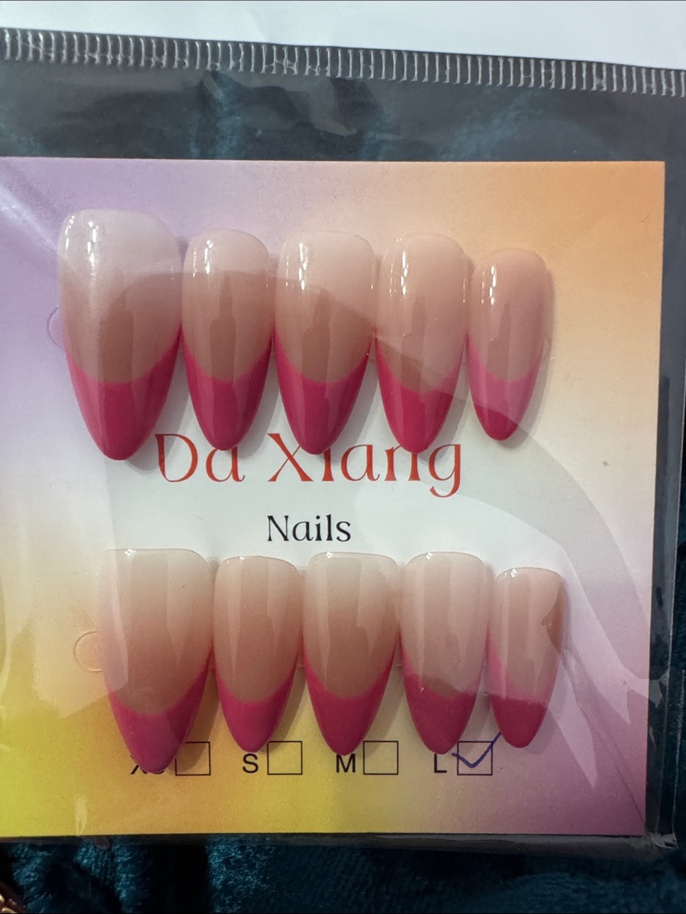 Pink French Tip Press-On Nails